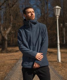 Woox Bunda Pankow Blue Nights softshell bunda