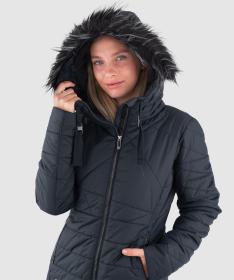Woox Pinna Anthracite Chica dámská zimní bunda