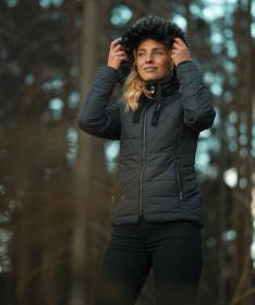 Woox Pinna Anthracite Chica dámská zimní bunda