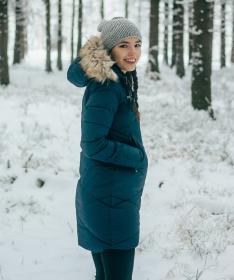 Woox Pinna Dark Chica dámský kabát