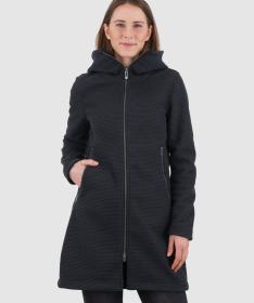Woox Rajala Black Beauty woolshellový kabát