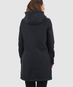 Woox Rajala Black Beauty woolshellový kabát