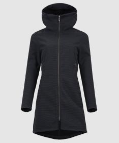 Woox Rajala Black Beauty woolshellový kabát