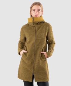Woox Woolshellový kabát Rajala Buckthorn Brown