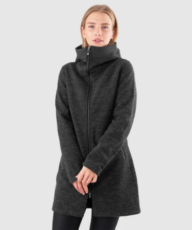 Woox Woolshellový kabát Rajala Dark Woox Woolshellový kabát Rajala Dark