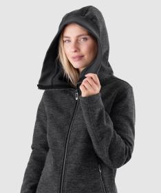 Woox Woolshellový kabát Rajala Dark