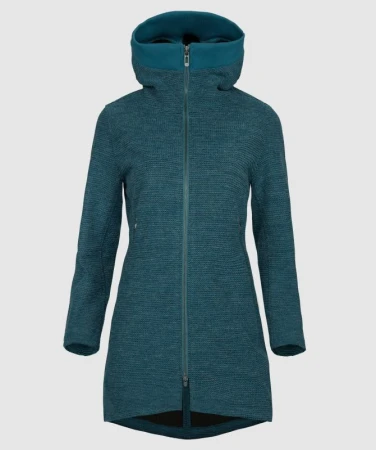 Woox Rajala Legion Blue dámsky Woolshellový kabát