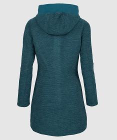 Woox Rajala Legion Blue dámsky Woolshellový kabát