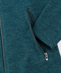 Woox Rajala Legion Blue dámsky Woolshellový kabát