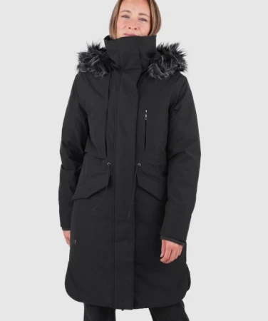 Woox Salmo Jet Black kabát Woox Salmo Jet Black kabát
