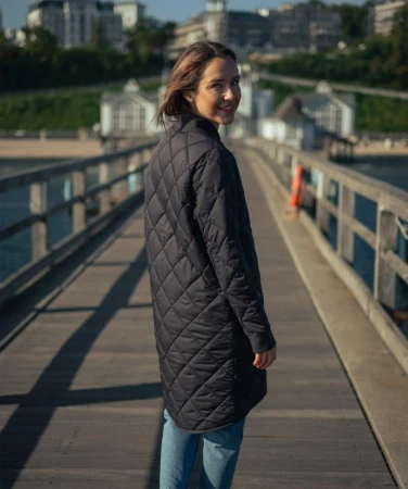 WOOX Sandy Jet Black dámská parka
