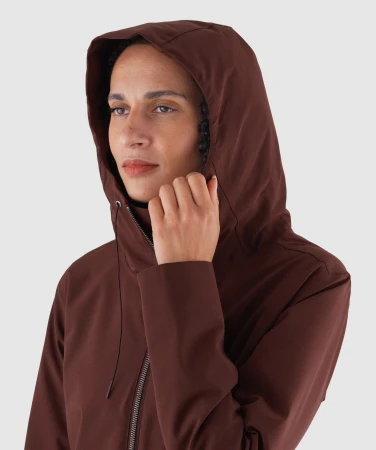 Woox Sanna Bitter Chocolate dámská větrovka