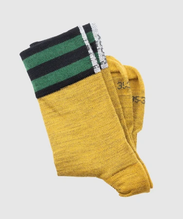 WOOX Sarek Yellow pánské merino ponožky