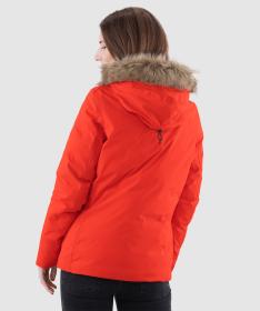 Woox Sonju Fiery Red dámská zimní bunda