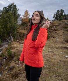 Woox Sonju Fiery Red dámská zimní bunda