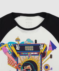 Woox Stay Weird Off White triko