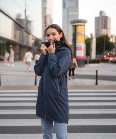 Woox Trebia Midnight Navy větrovka + triko zdarma