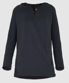 Woox Twister Ladies Hoodie Black kardigan