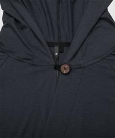 Woox Twister Ladies Hoodie Black kardigan
