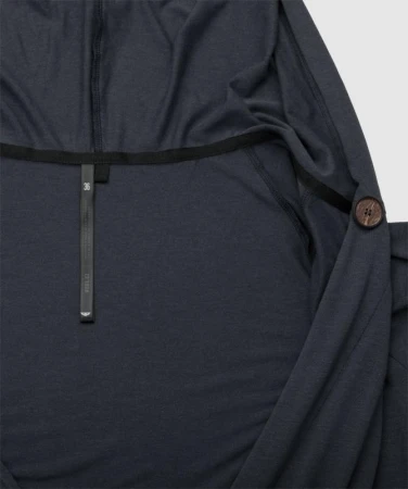 Woox Twister Ladies Hoodie Black kardigan