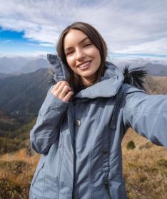 Woox Ventus Calida Audringas Oras Chica dámský kabát POUZE 48 (VÝPRODEJ)