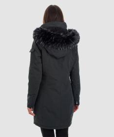 Woox Ventus Calida Pirate Black Chica dámska zimná bunda