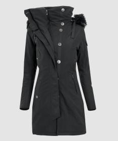 Woox Ventus Calida Pirate Black Chica dámska zimná bunda