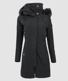 Woox Ventus Calida Pirate Black Chica dámska zimná bunda