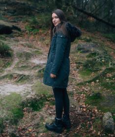 Woox Ventus Calida Pirate Black Chica dámska zimná bunda