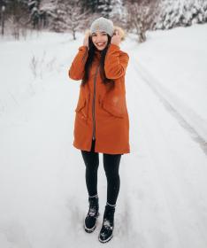 Woox Ventus Calida Umber Chica dámská zimní bunda