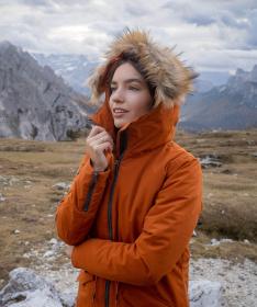 Woox Ventus Calida Umber Chica dámská zimní bunda