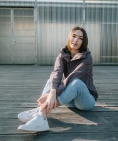 Woox Větrovka Ventus Urban Black Plum Chica