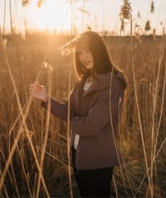 Woox Větrovka Ventus Urban Black Plum Chica