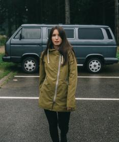 Woox Ventus Urban Fir Green Chica dámská větrovka