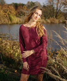 Woox Vestis Tawny Port šaty