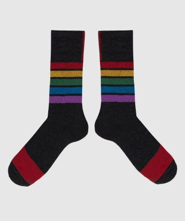 WOOX Wostok Black pánské merino ponožky