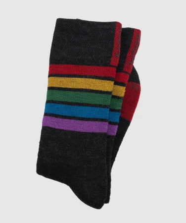 WOOX Wostok Black pánské merino ponožky
