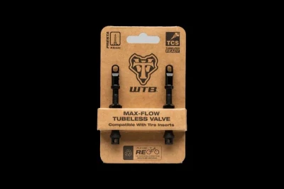 WTB TCS AL Max-Flow Presta Ventil 65mm Čierna 2 ventilky