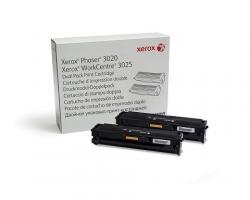 Xerox Toner Black pro Phaser 3020, WorkCentre 3025 dualpack (2x 1.500 str.) Xerox Toner Black pro Phaser 3020, WorkCentre 3025 dualpack (2x 1.500 str.)