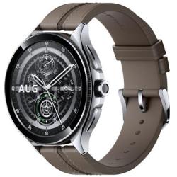 Xiaomi Watch 2 Pro - 4G LTE Silver Case with Brown Leather Strap Xiaomi Watch 2 Pro - 4G LTE Silver Case with Brown Leather Strap