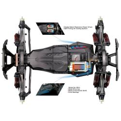 MonsterTruck 1:10, 2 motory, 46km/h+ s akupackem, IPX4 + sleva 500,- na příslušenství