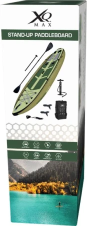 Xqmax Paddleboard 330 cm s kompletním příslušenstvím - hnědá