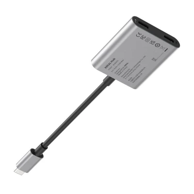 Xreal HUB X7007 stříbrno-černý nabíjecí adaptér
