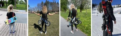 Yak popruh červená/černá