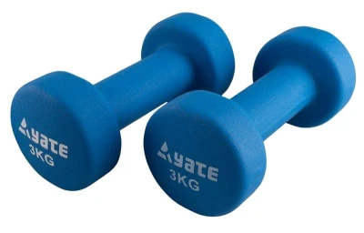 YATE Činky AEROBIC neopren 2 x 3 kg YATE Činky AEROBIC neopren 2 x 3 kg