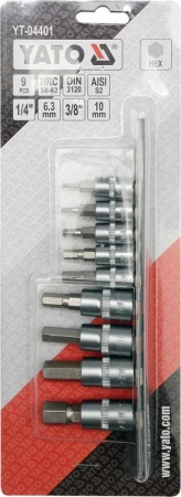 Yato Bity sada 9 ks (CrV 6150)