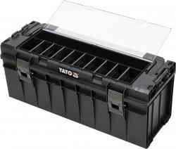 Yato Box na nářadí plastový s organizérem 650x270x272mm