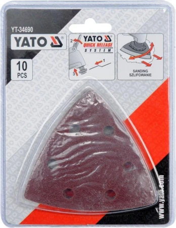 Yato Brusné plátno pro multifunkci 90mm (dřevo, plast, kov) sada 10ks