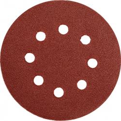 Yato Brusný papír 125 mm P60 s otvory 5 ks suchý zip