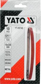 Yato Brusný pás P100 , 10x330mm 10ks